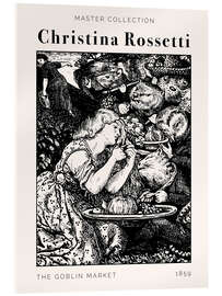 Quadro em acrílico The Goblin Market - Christina Rossetti, 1859