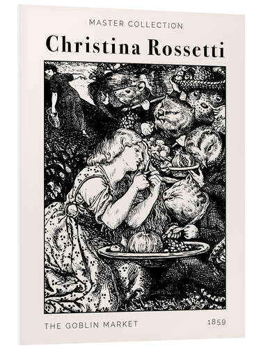 Tableau en PVC The Goblin Market - Christina Rossetti, 1859