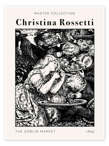 Poster The Goblin Market - Christina Rossetti, 1859