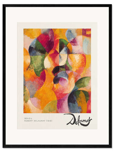 Framed art print Soleil
