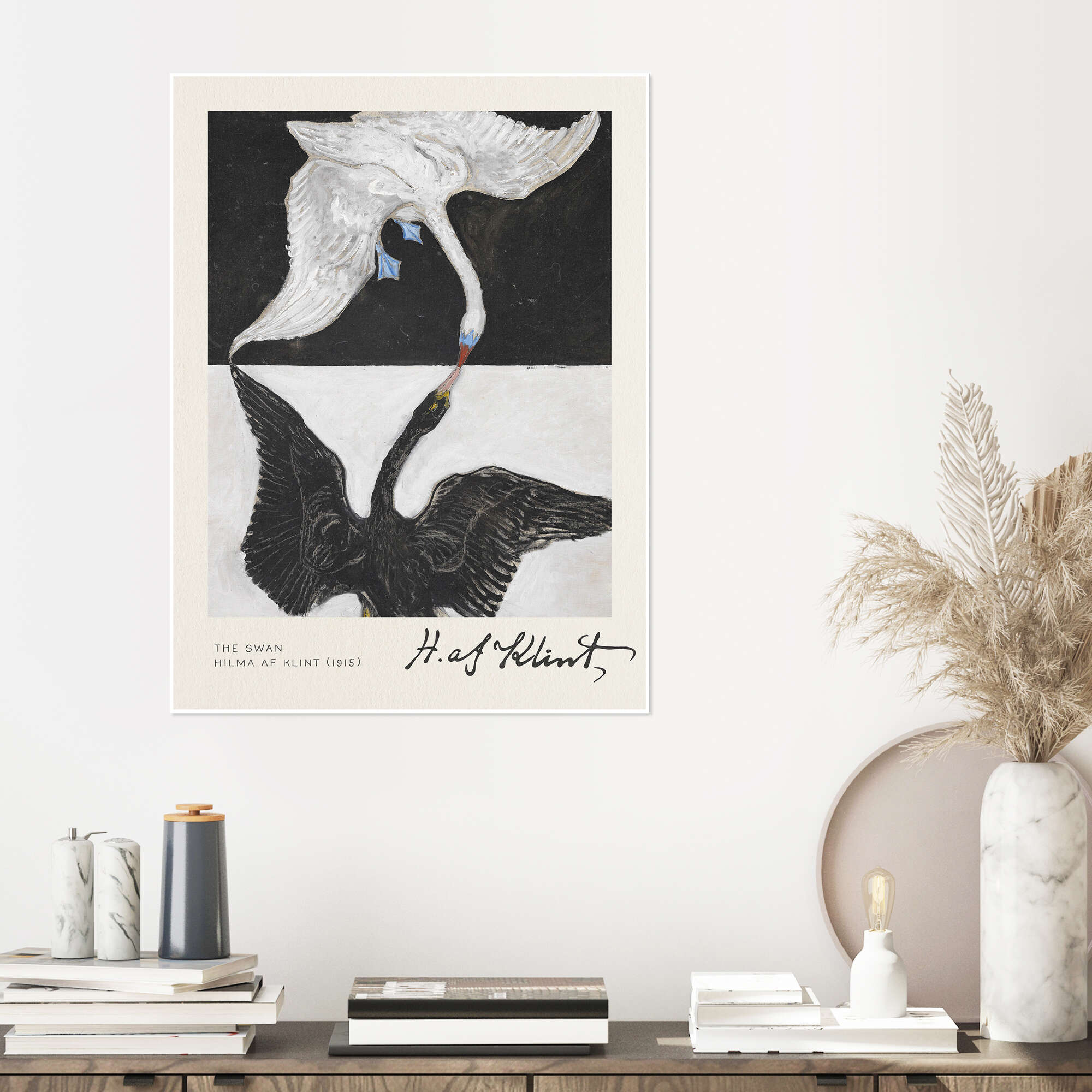 The Swan print by Hilma af Klint | Posterlounge