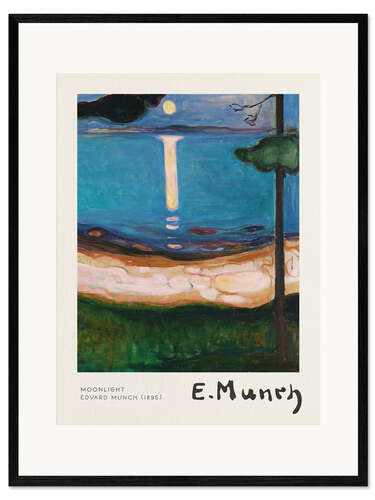 Innrammet kunsttrykk Moonlight
