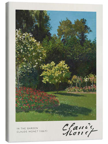 Canvas print In the Garden, 1867