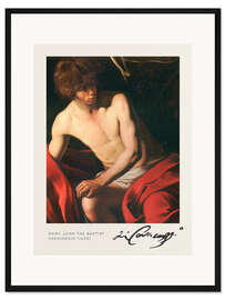 Gerahmter Kunstdruck Saint John the Baptist