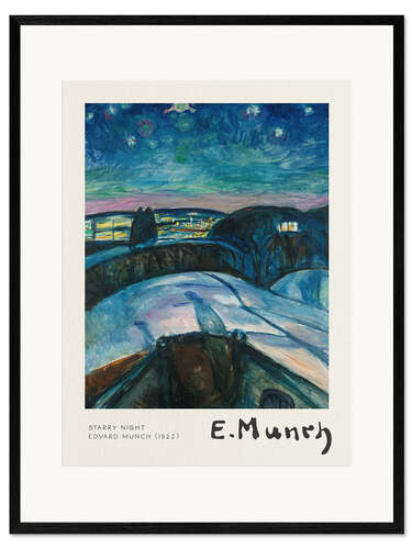 Framed art print Starry Night