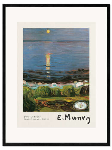 Innrammet kunsttrykk Summer Night
