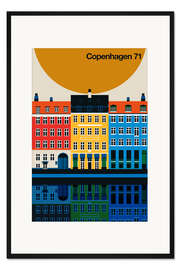 Gerahmter Kunstdruck Kopenhagen 71