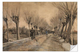 Vinilo para la pared Road in Etten, 1881