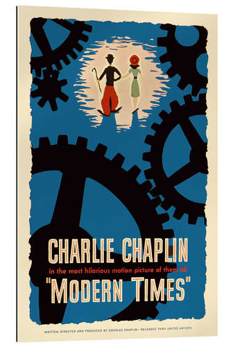 Gallery print "Modern times", Charlie Chaplin, 1936