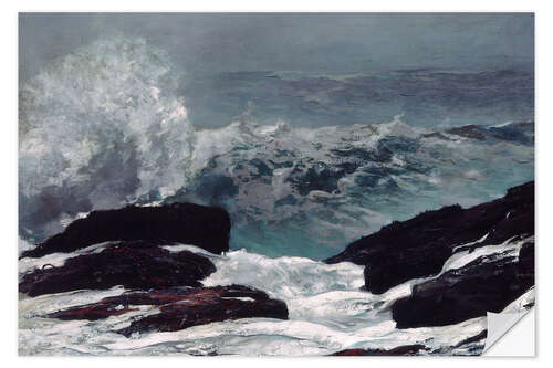 Naklejka na ścianę Maine coast, 1896