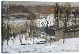 Leinwandbild Oosterpark, Amsterdam, im Schnee, 1892