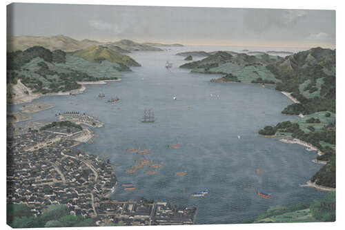 Canvas print Nagasaki Harbor