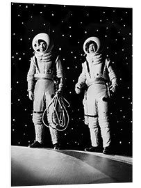 Foam board print "Destination moon", 1950