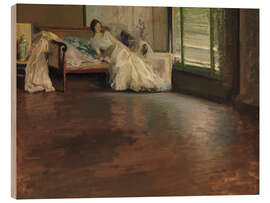 Wood print Across the room, 1899