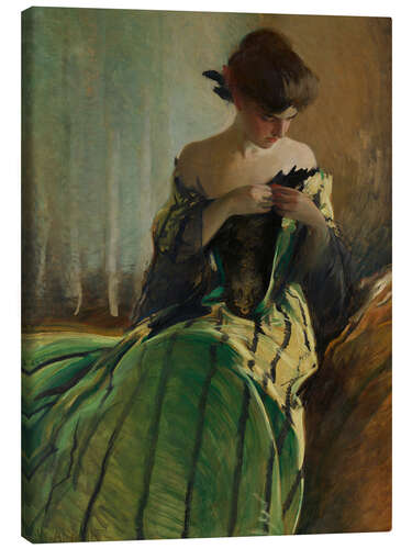 Canvas print Study in black and green, 1909