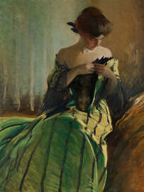 Magnettafel Studie in Schwarz und Grün, 1909