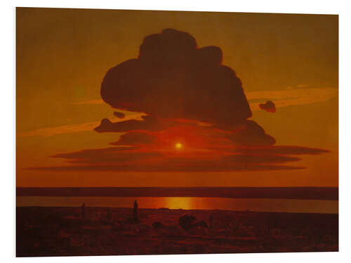 Tableau en PVC Sunset on the Dnepr, ca. 1905