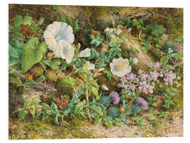 Hartschaumbild Blumenstudie, 1866