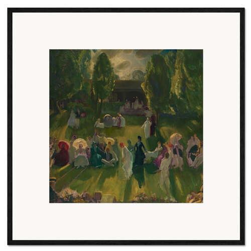 Innrammet kunsttrykk Tennis at newport, 1919