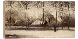 Holzbild Winterlandschaft, ca. 1875