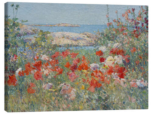 Canvas print Celia Thaxters Garden, Isles of Shoals, Maine, 1890