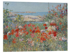 Foam board print Celia Thaxters Garden, Isles of Shoals, Maine, 1890