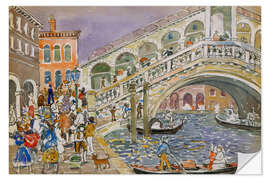 Wall sticker Rialto Bridge, Venice, 1911