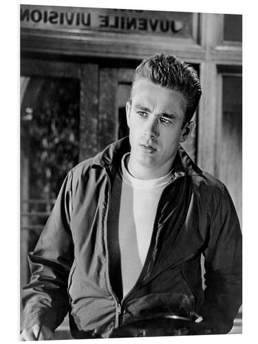 Foam board print James Dean, "Rebel Without a Cause" I