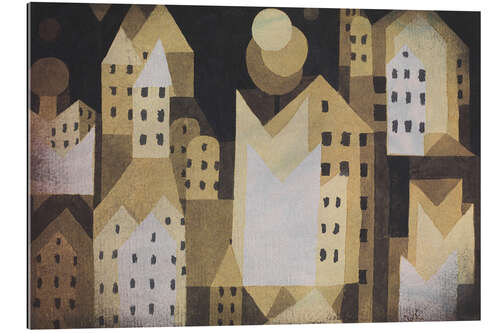 Tableau en plexi-alu Cold city, 1921