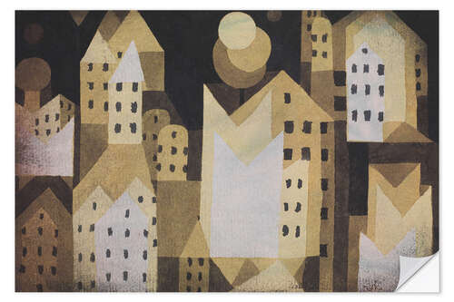 Autocolante decorativo Cold city, 1921