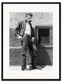 Kunsttryk i ramme James Dean, "Rebel without a cause", 1955