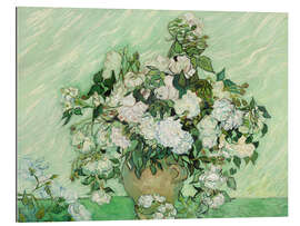 Quadro em plexi-alumínio Roses, 1890