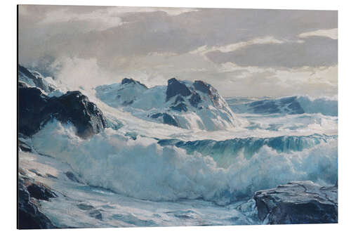 Aluminium print Wild weather, 1930