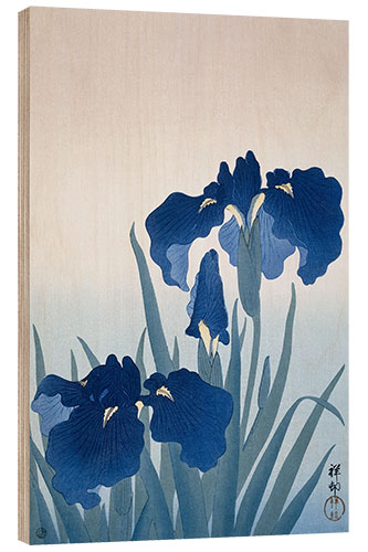 Stampa su legno Irises, c. 1925-36