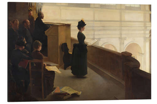 Cuadro de aluminio The Organ Rehearsal, 1885