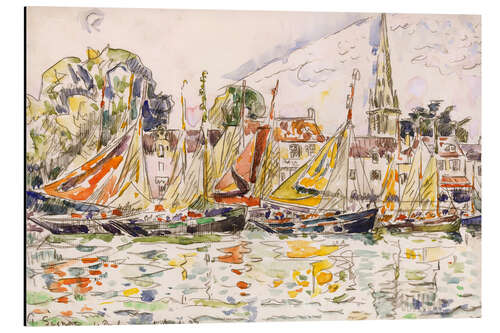 Aluminiumsbilde Le Pouliguen: Fishing Boats, 1928