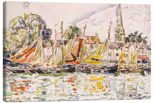 Quadro em tela Le Pouliguen: Fishing Boats, 1928