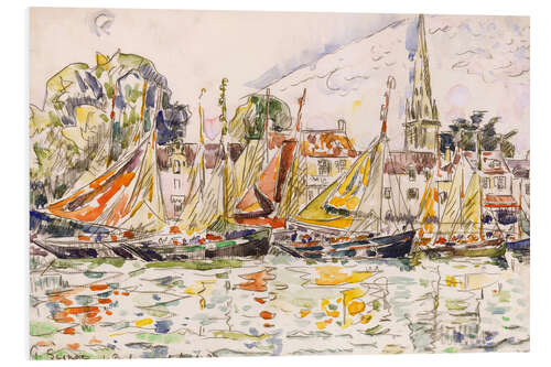 Foam board print Le Pouliguen: Fishing Boats, 1928