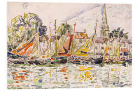 Foam board print Le Pouliguen: Fishing Boats, 1928