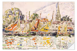 Wall sticker Le Pouliguen: Fishing Boats, 1928