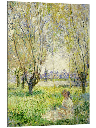 Aluminium print Woman Seated under the Willows, 1880