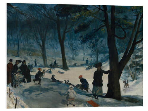 Cuadro de PVC Central Park, winter, 1905