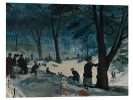 Cuadro de PVC Central Park, winter, 1905