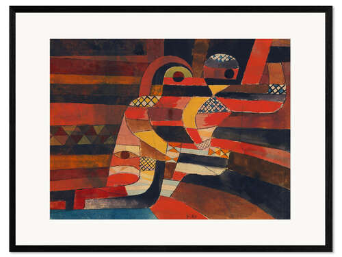 Kehystetty taidepainatus Lovers, 1920