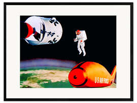 Stampa artistica con cornice Marooned, 1969 III