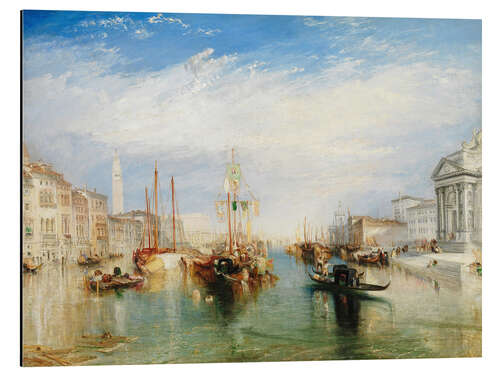 Tableau en aluminium Venice, from the porch of madonna della salute, 1835