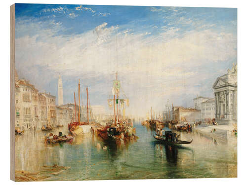 Holzbild Venedig, von der Veranda der Madonna della Salute, 1835