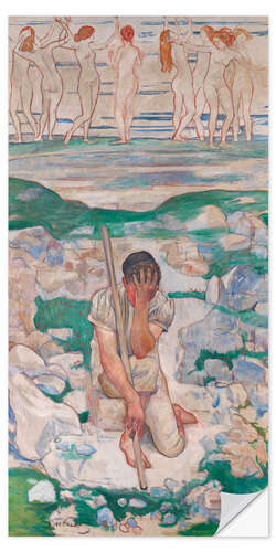 Selvklæbende plakat The Dream of the Shepherd, 1896