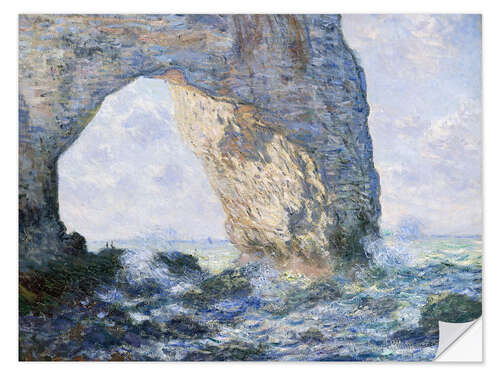 Vinilo para la pared The Manneporte (Étretat), 1883