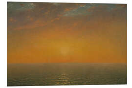 Foam board print Sunset on the sea, 1872